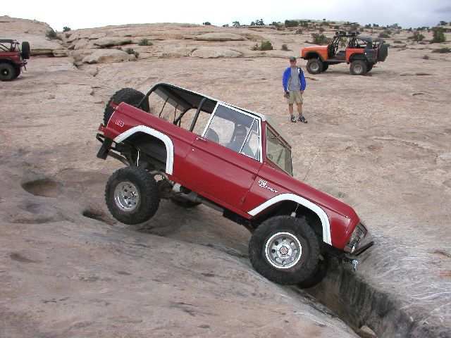Crazy Larry in Moab on Rusty Nail