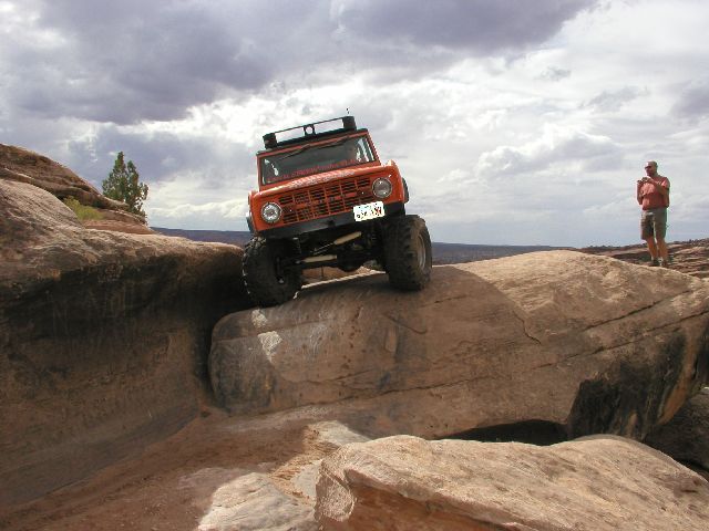 Crazy Larry in Moab on Rusty Nail