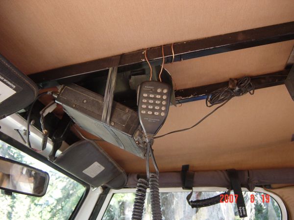 Custom Made Ham Radio bracket for aJeep Wrangler